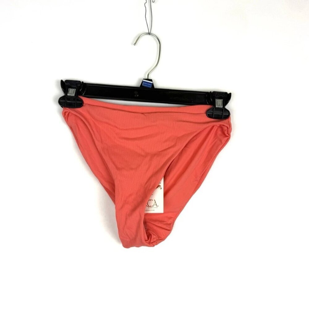 Becca Women’s High Rise Orange Bikini Bottom Size Small